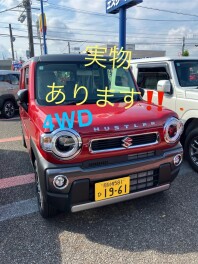 新しくハスラーの赤色が来ました！しかも４WDです！！